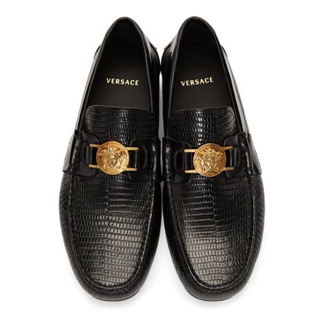 versace collection medusa loafers|medusa apron toe loafer men.